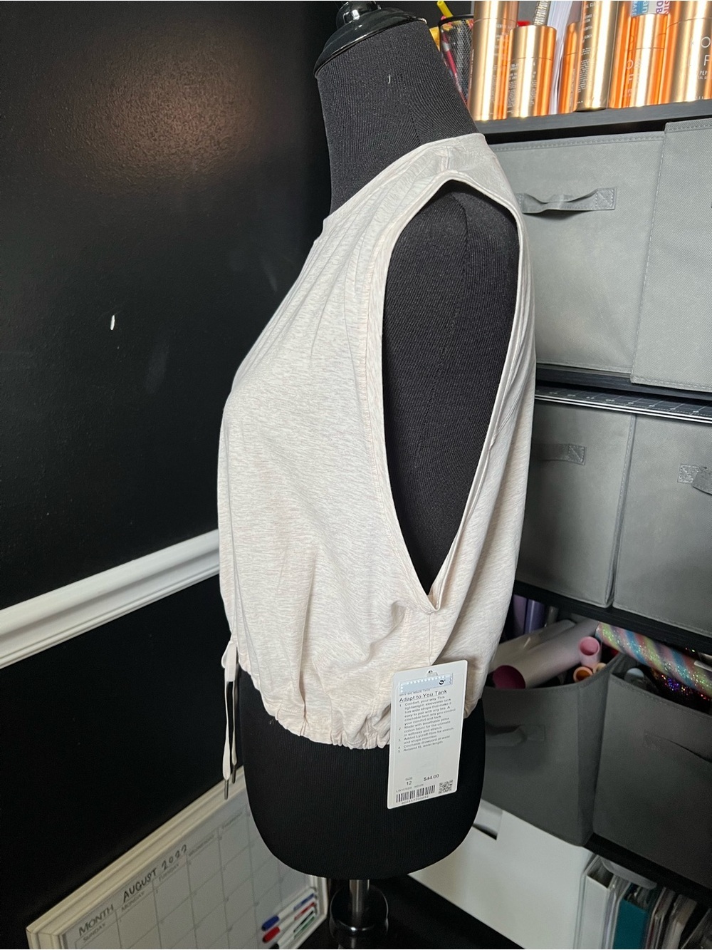 lululemon Adapt to You Tank - Heathered Dune - Picture 2 of 4